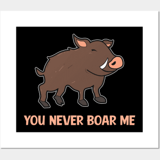 Cute Wild Boar Posters and Art